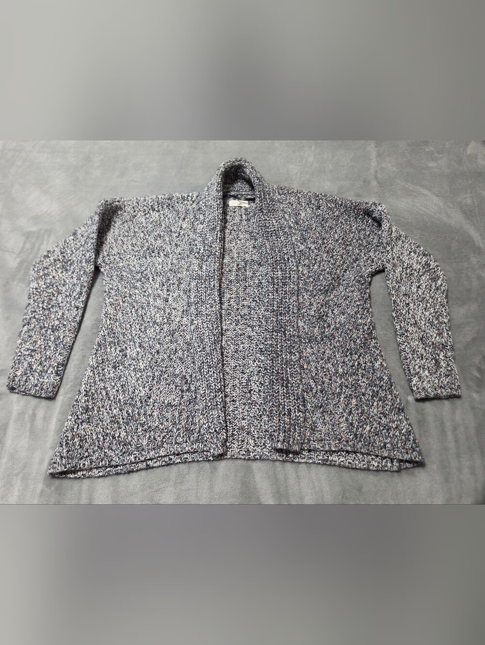 Lou & Grey Open Front Chunky Knit Cardigan Sweater - Size XS